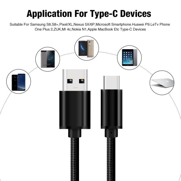 Picture of USB 3.0 Type C cable black